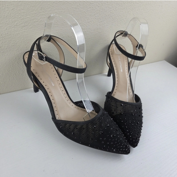 Adrienne Vittadini Shoes - Adrienne‎ Vittadini Shoes Nerve 1 Embellished Pumps Heels Size 10 M Black